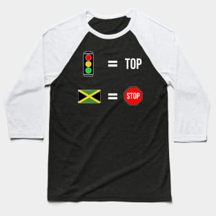 Traffic light top - Jamaica stop | coalition parliament Baseball T-Shirt